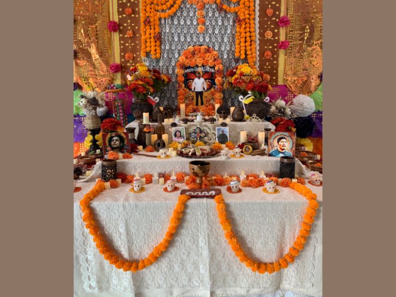 Grand Rapids Art Museum Reyna Garcia Día de los Muertos webpage