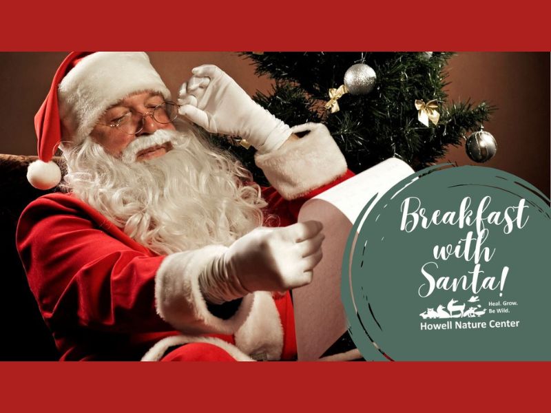 Howell Nature Center Breakfast with Santa webpage