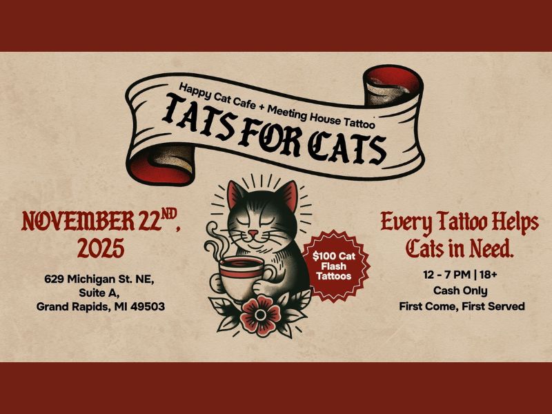 Meeting House Tattoos Tats For Cats Fundraiser Facebook