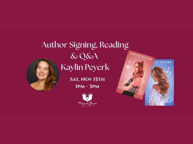 Pages & Grapes Author Meet & Greet Facebook
