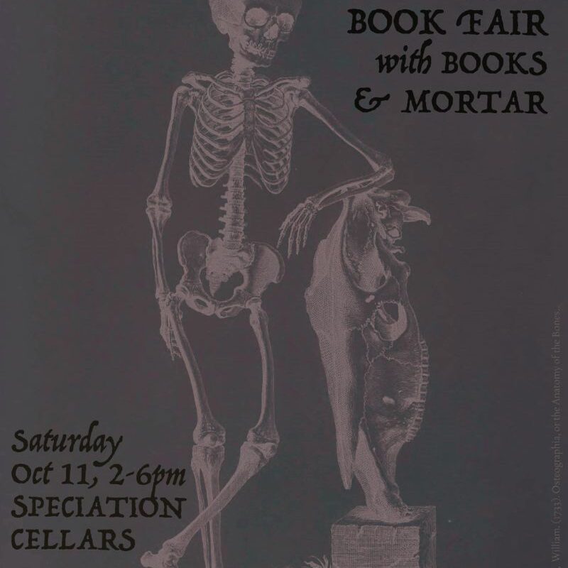 Speciation Cellars Horror Book Fair webpage