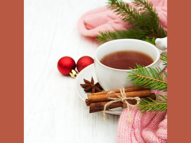 Spruced Studio Christmas Tea webpage
