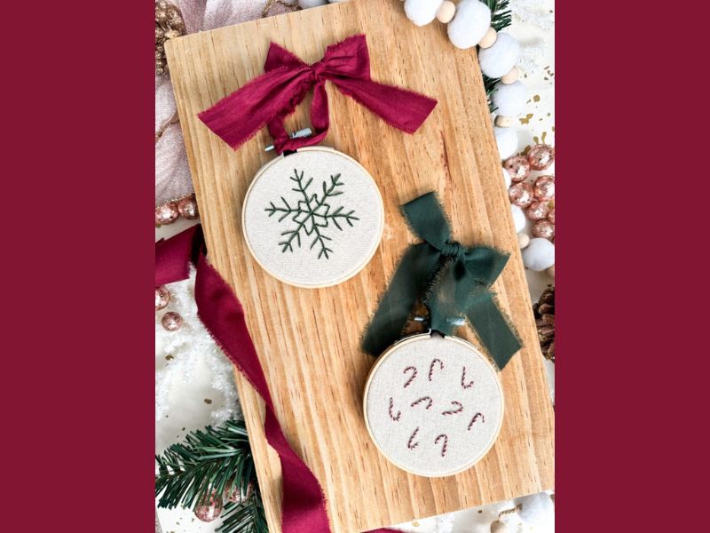 Spruced Studio Festive Embroidery webpage