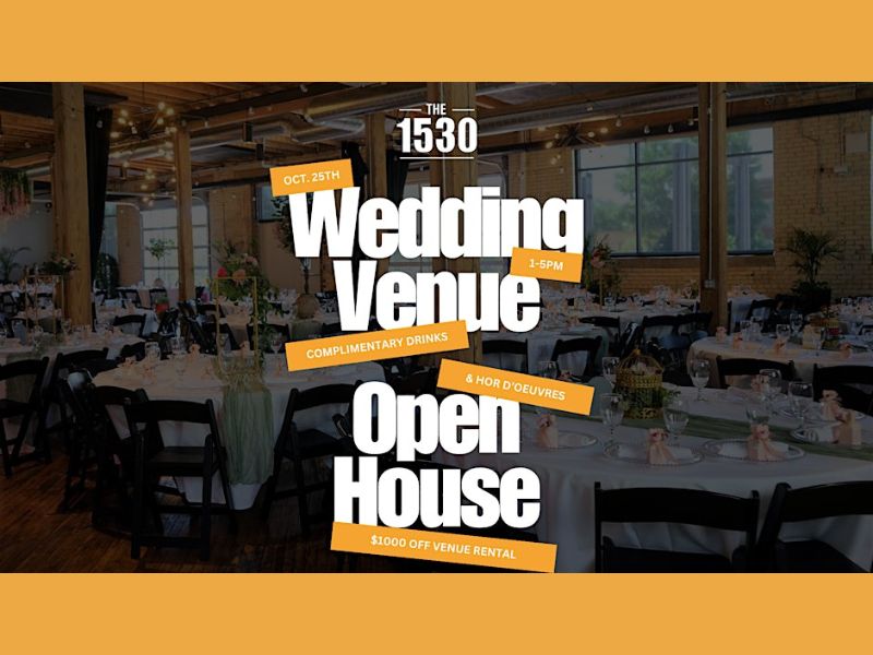 The 1530 Events Wedding Venue Open House Eventbrite