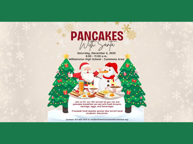 Williamston Foundation Pancakes With Santa Facebook