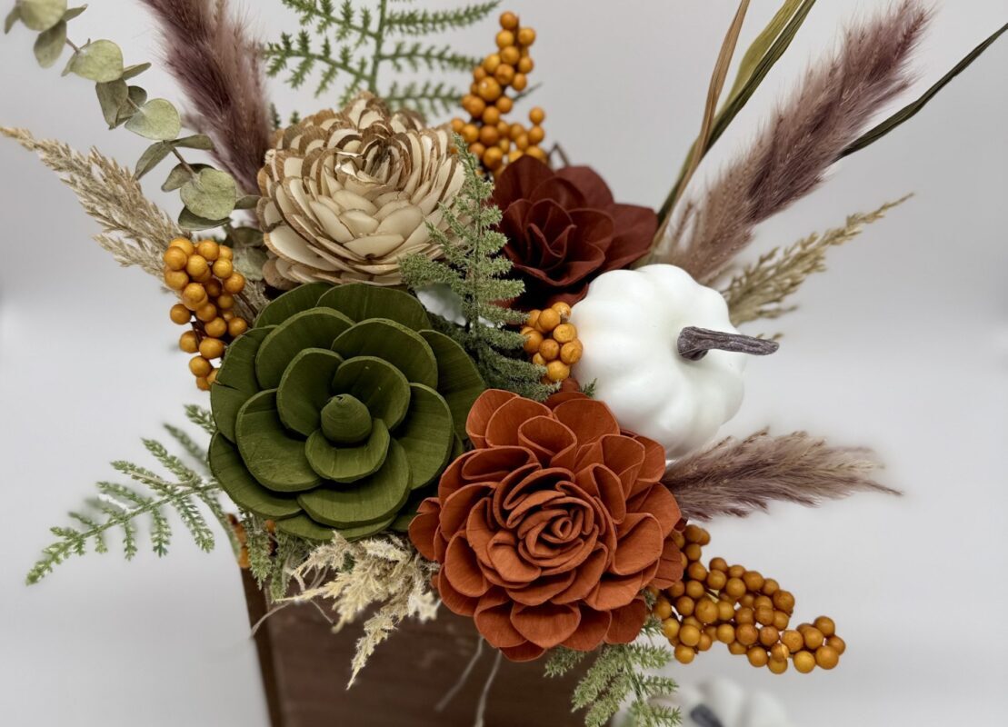 Spruced Studio Autumn Arrangement webpage