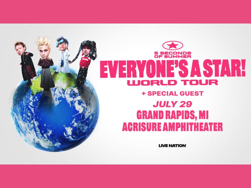 Acrisure Amphitheater 5 Seconds of Summer World Tour Facebook