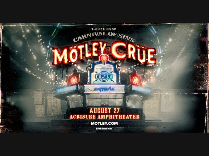 Acrisure Amphitheater presents Motley Crue Facebook