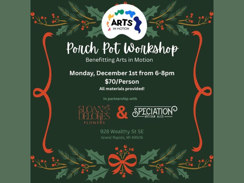 Arts in Motion Porch Pot Workshop Facebook