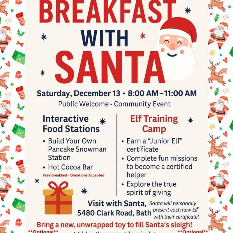 Bath America Legion Auxiliary Breakfast with Santa Facebook