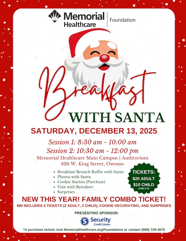 Breakfast with Santa Memorial Healthcare