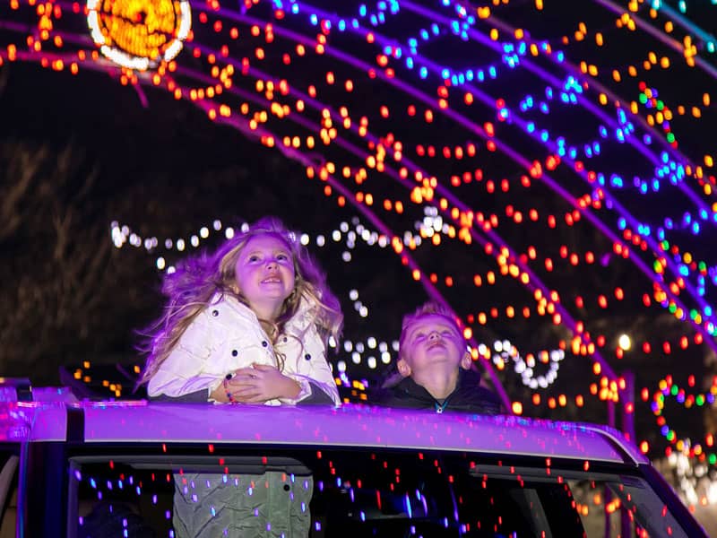 Christmas-Lite-Show-kids-in-car-LMCU-Ballpark