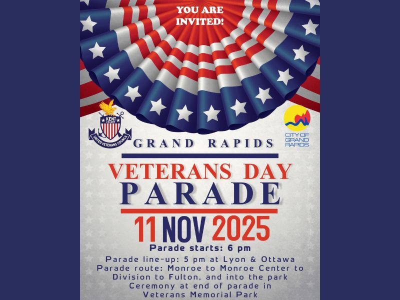 Grand Rapid Veterans Day Parade Facebook