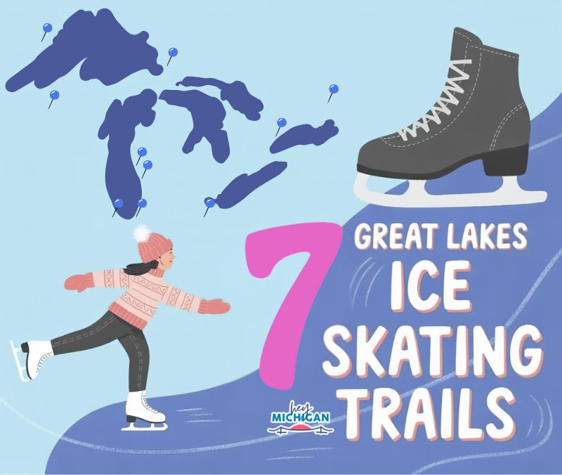 Great Lakes Ice Skating Trails Map