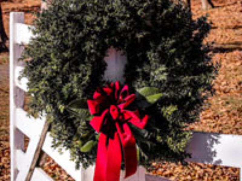 Howard Christensen Nature Center Wreath Workshop webpage