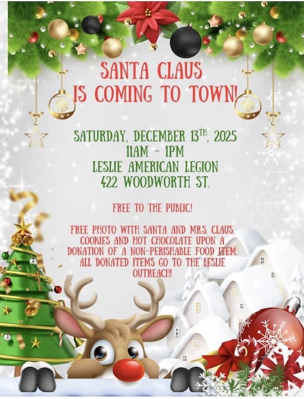Leslie Santa Claus is Coming to Town Facebook