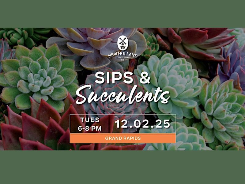 New Holland Brewing Sips & Succulents Eventbrite