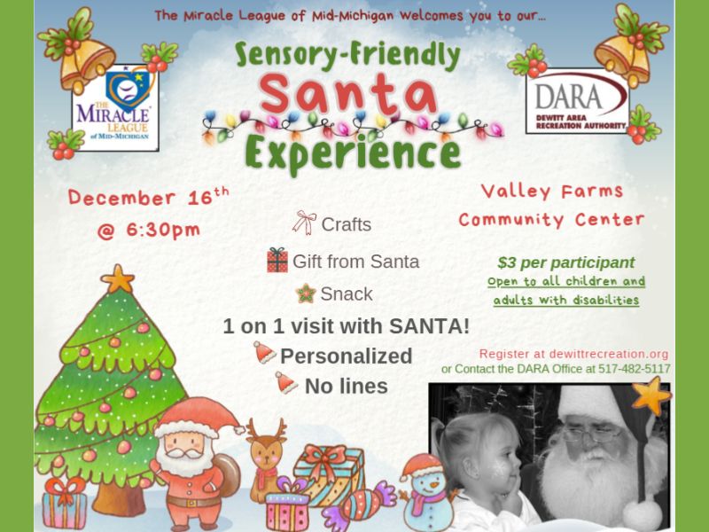 Submission Miracle League of MM Sensory Santa