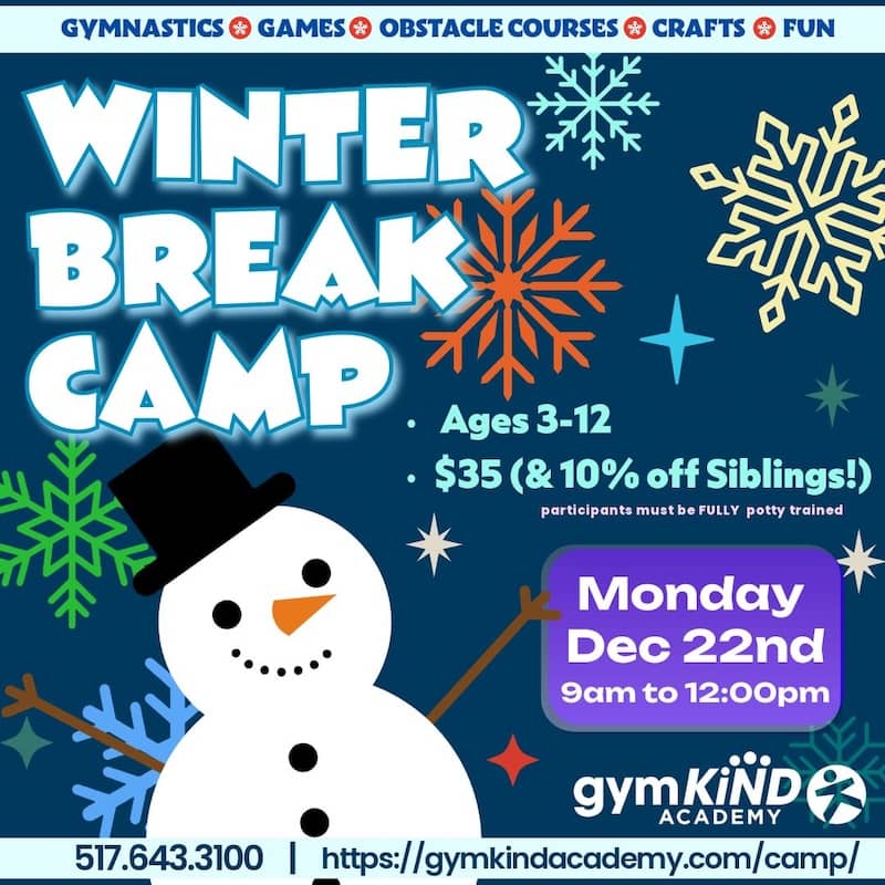 Winter Break Camp GymKiND Academy Facebook