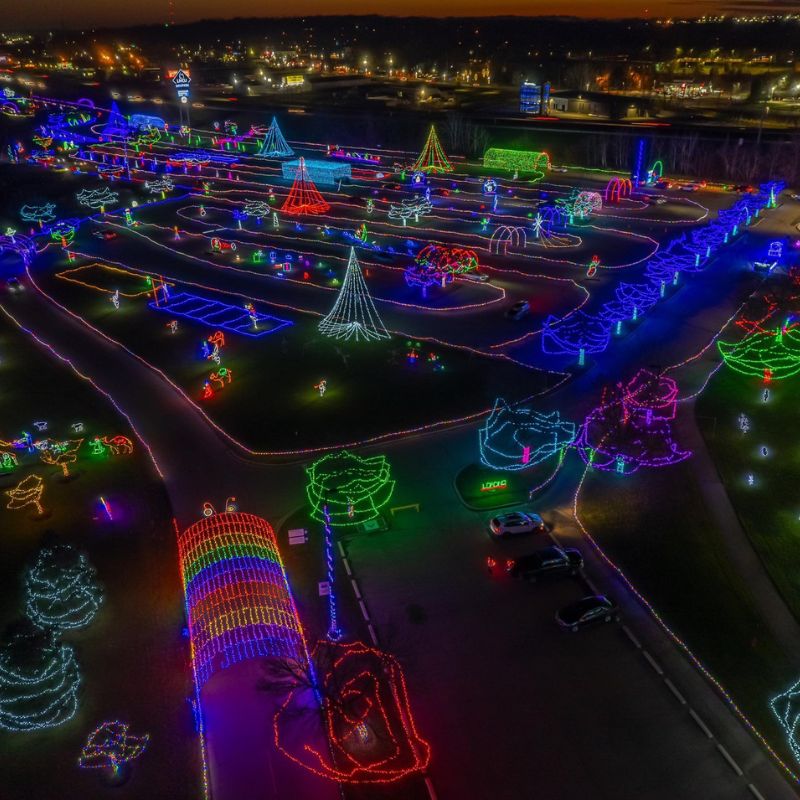 Winter Wonder Walk at the LMCU Christmas Lite Show