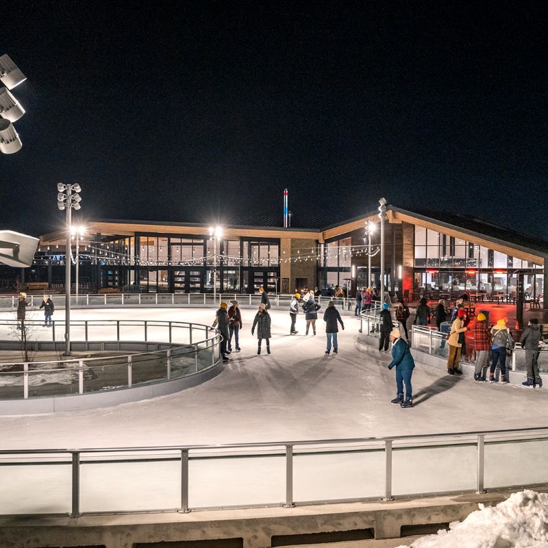 glass city metropark ice skating ribbon toledo ohio