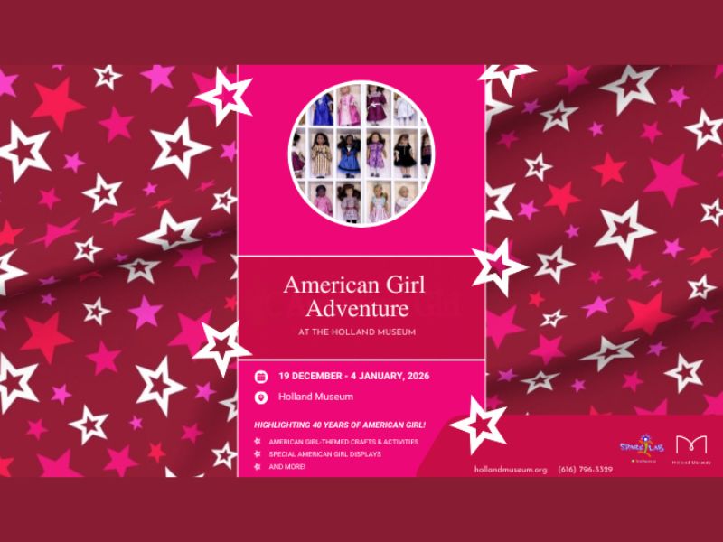 Holland Museum presents American Girl Adventure webpage