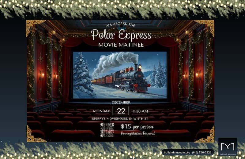 Polar Express Movie Matinee Holland Museum Event