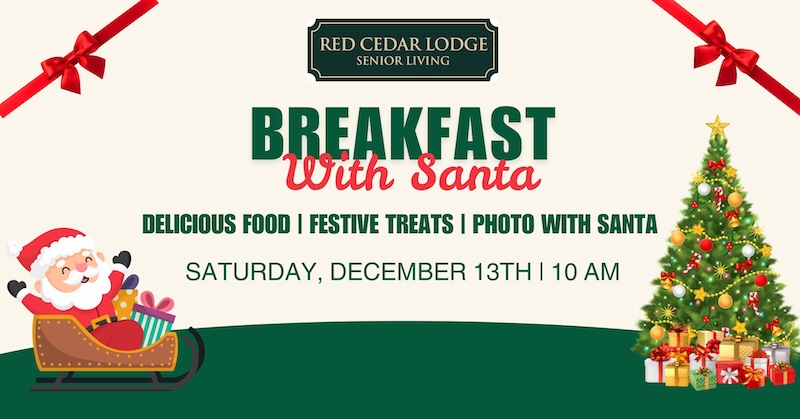 Red Cedar Lodge Breakfast with Santa Facebook