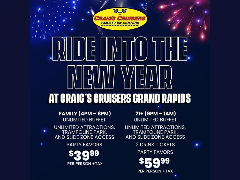 Submission Craig's Cruisers NYE Events
