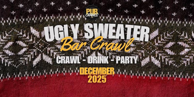 Ugly Sweater Bar Crawl by Pubcrawls Eventbrite