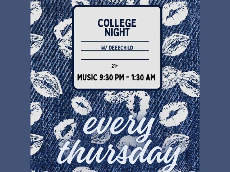 Billy's Lounge College Night Facebook