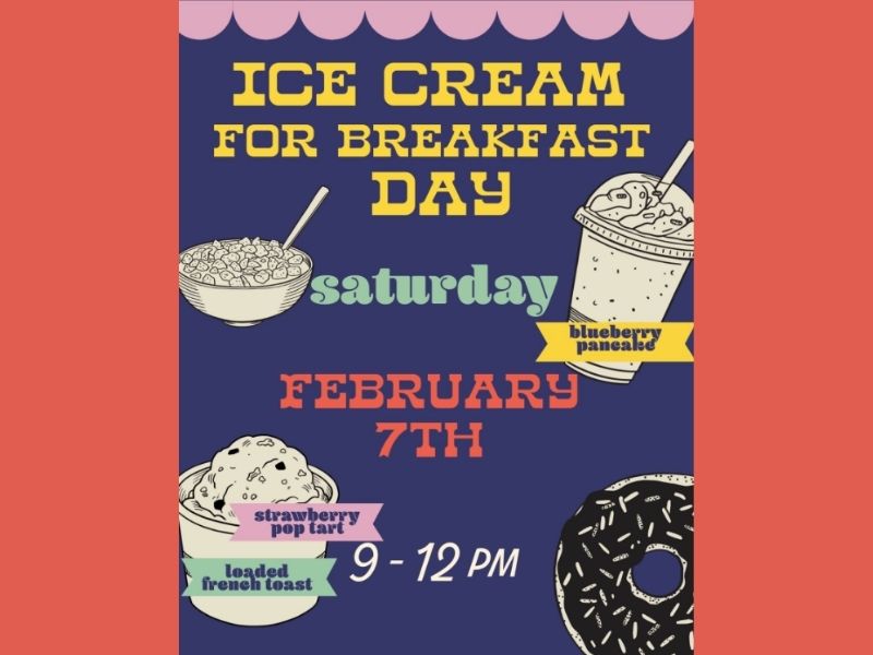 Furniture City Creamery's Ice Cream for Breakfast Instagram
