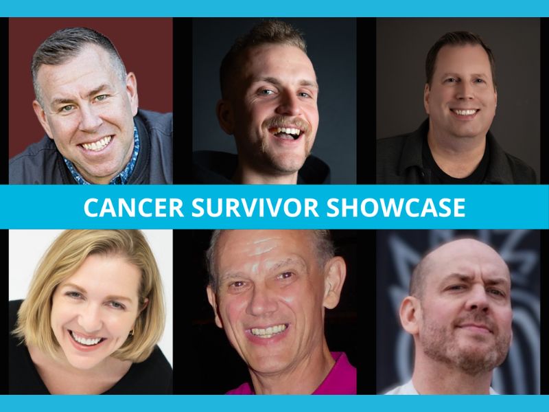 Laughfest Cancer Survivor Showcase webpage