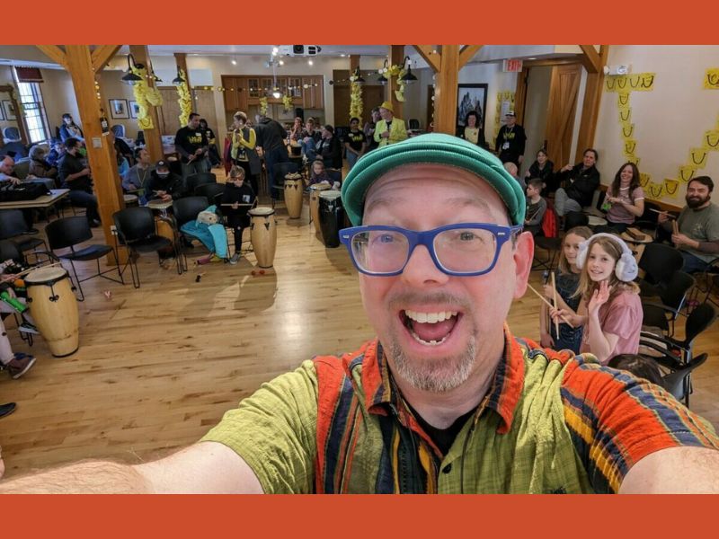 Laughfest Drums for all with Josh Dunigan webpage