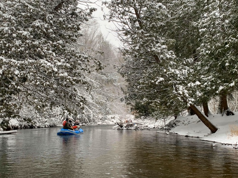 Pine River Paddlesports Winter Rafting - website