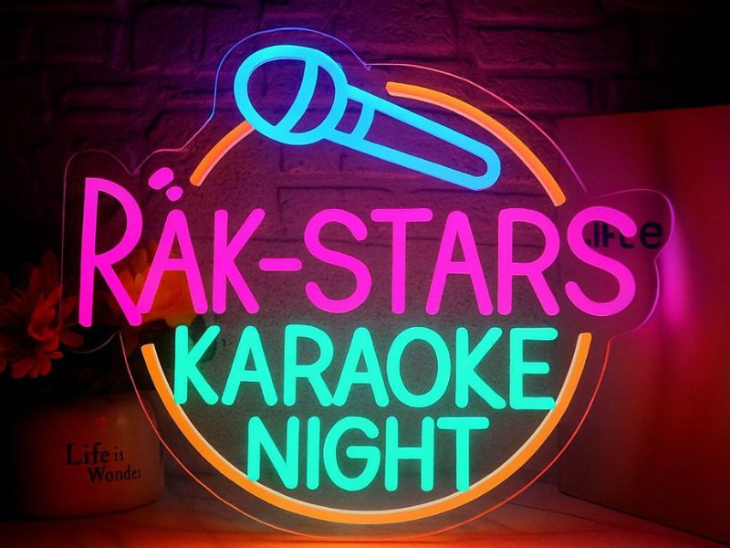 RAK Thai Cuisine Karaoke Night webpage