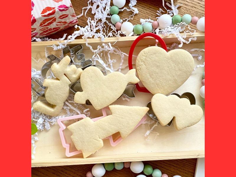 Three Blue Brushes Galentines Cookies webpage