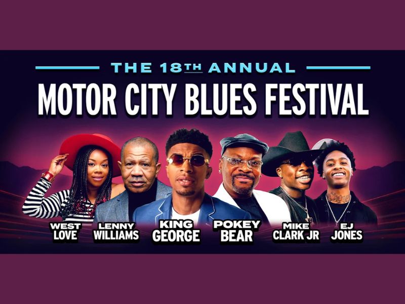 313Presents.com Motor City Blues Festival webpage