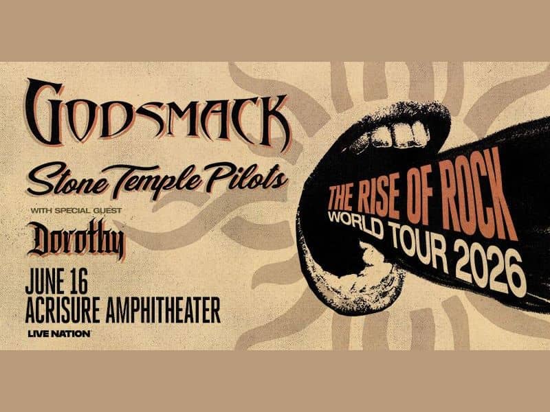 Acrisure Amphitheatre presets Godsmack webpage