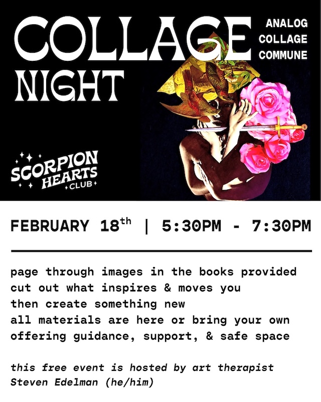 Collage Night Scorpion Hearts Club