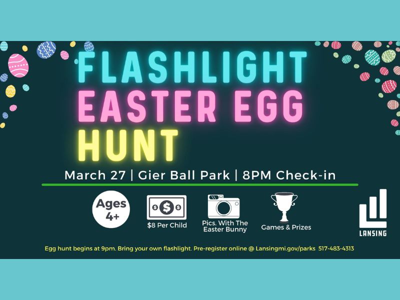 Lansing Parks & Rec Flashlight Easter Egg Hunt Facebook