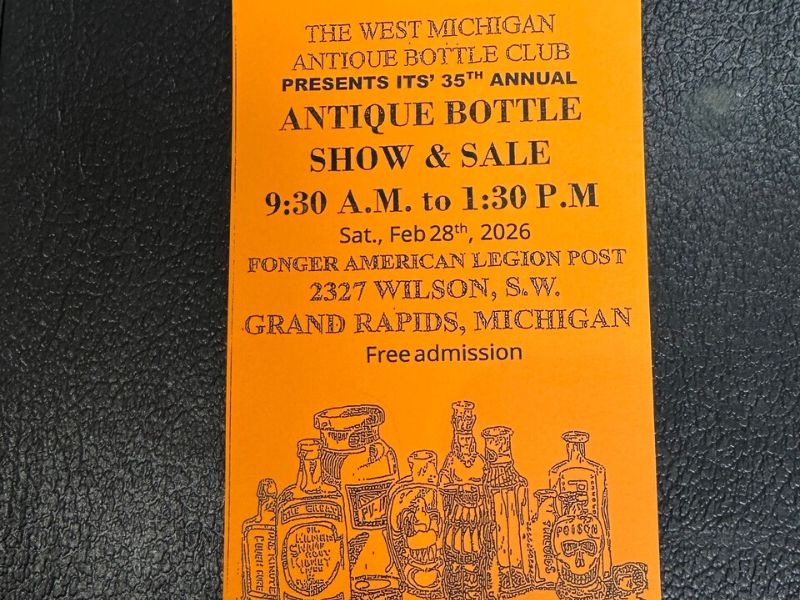 Submission West Michigan Antique Bottle Club Show