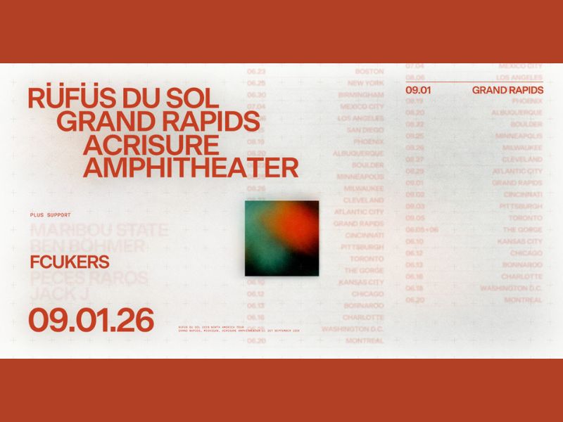 Acrisure Amphitheater presents Rufus Du Sol Facebook