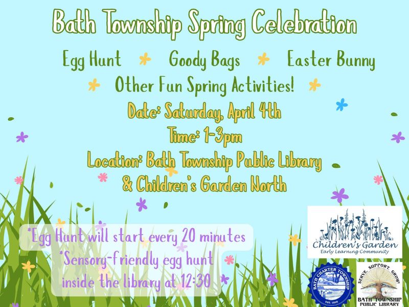 Bath Township Public Library Spring Celebration Facebook