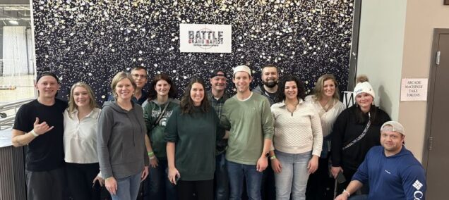 adults team retreat battle gr