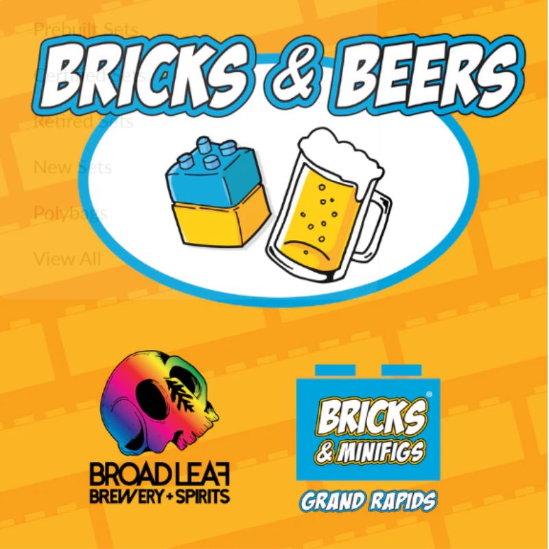 Bricks & MiniFigs Bricks & Beer event webpage