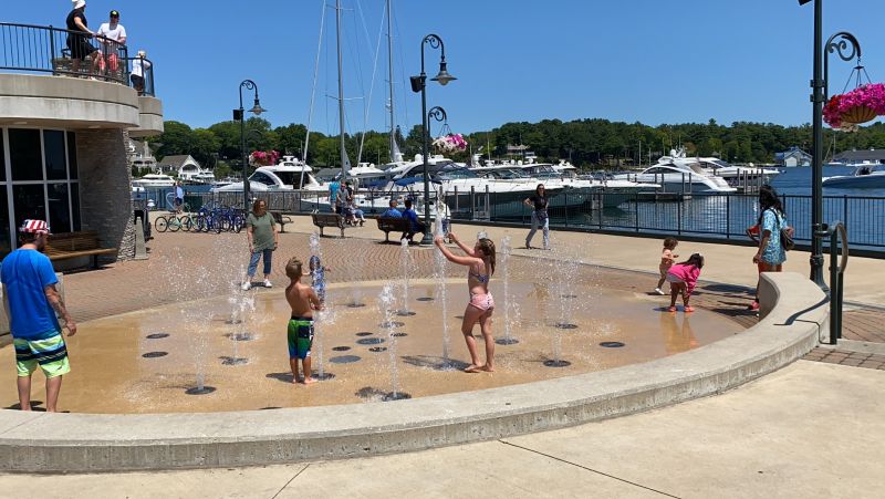 Charlevoix summer splash pad