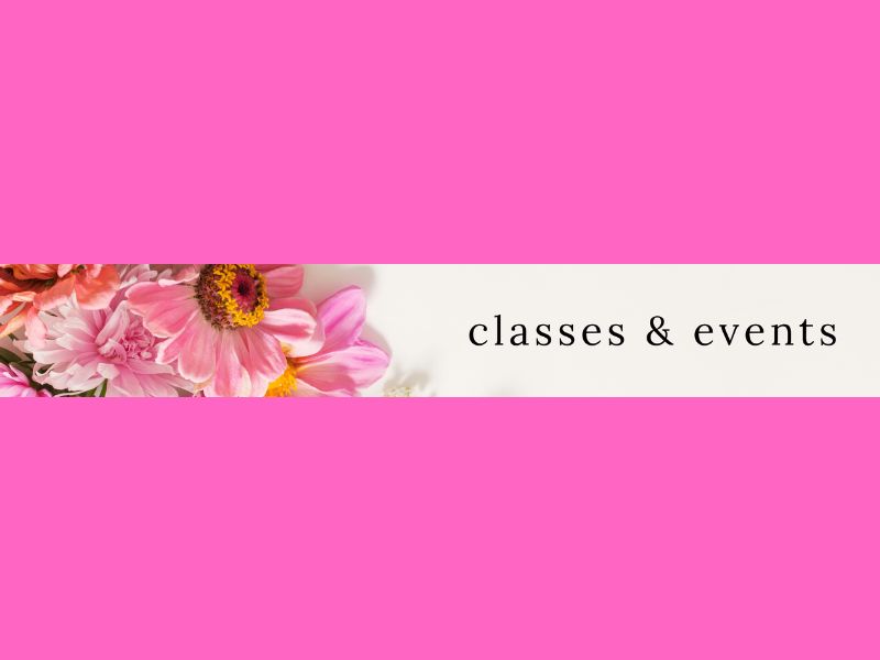 Eastern Floral Seasonal Workshops webpage