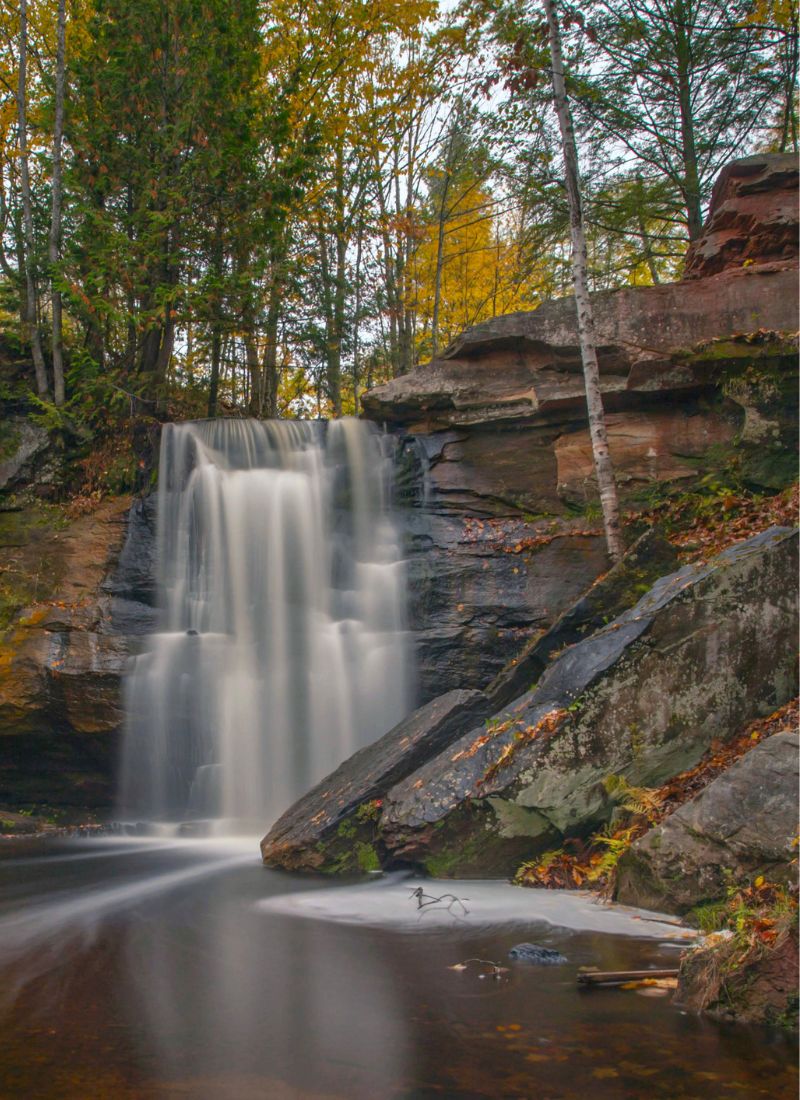 Hungarian-Falls-Keweenaw-Peninsula-Michigan