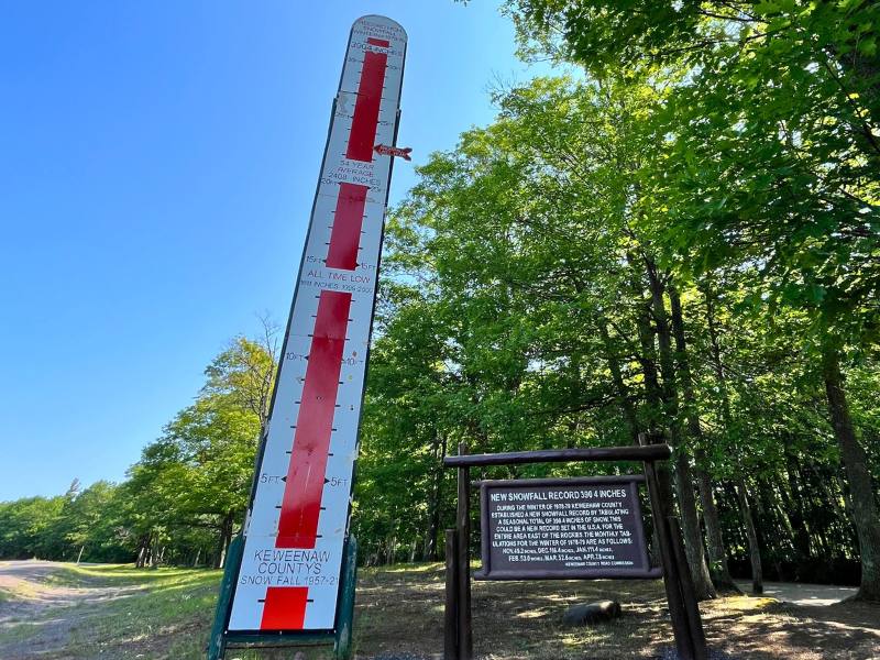 Keweenaw Snow Thermometer